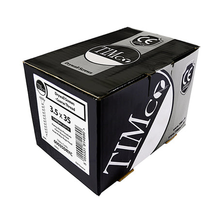 This is an image of Timco - Drywall Screws - PH - Bugle - Coarse Thread - Grey 4.2 x 65mm - (500 PCS Box) 00065DRYC