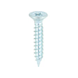 This is an image of Timco - Twin-Threaded Woodscrews - PZ - Double Countersunk - Zinc 8 x 1" - (200 PCS Box) 00081CWZ