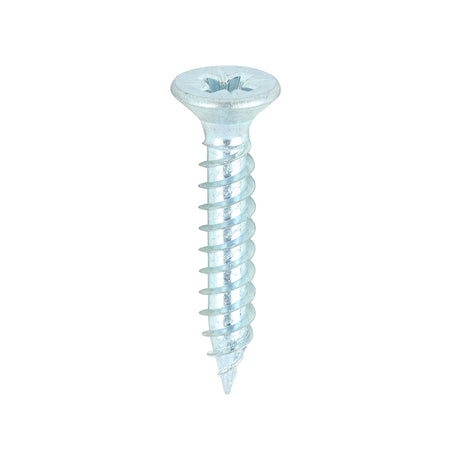 This is an image of Timco - Twin-Threaded Woodscrews - PZ - Double Countersunk - Zinc 8 x 1" - (200 PCS Box) 00081CWZ