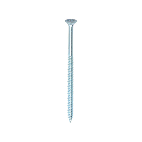 This is an image of Timco - Twin-Threaded Woodscrews - PZ - Double Countersunk - Zinc 8 x 3" - (200 PCS Box) 00083CWZ
