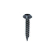 This is an image of Timco - Blackjax Woodscrews - PZ - Round - Black Organic 10 x 1" - (200 PCS Box) 00101BJC
