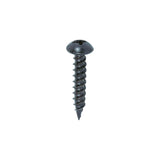 This is an image of Timco - Blackjax Woodscrews - PZ - Round - Black Organic 10 x 1" - (200 PCS Box) 00101BJC