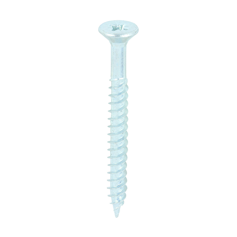 This is an image of Timco - Twin-Threaded Woodscrews - PZ - Double Countersunk - Zinc 10 x 2" - (200 PCS Box) 00102CWZ