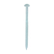 This is an image of Timco - Twin-Threaded Woodscrews - PZ - Round - Zinc 10 x 3" - (200 PCS Box) 00103CRWZ