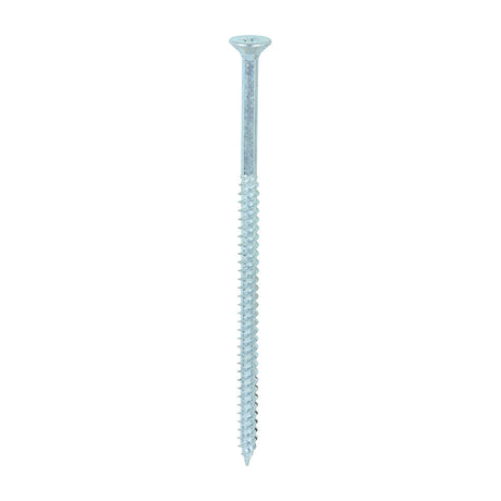 This is an image of Timco - Twin-Threaded Woodscrews - PZ - Double Countersunk - Zinc 10 x 4" - (100 PCS Box) 00104CWZ