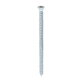 This is an image of Timco - Concrete Screws - TX - Flat Countersunk - Zinc 7.5 x 120mm - (100 PCS Box) 00120TCONZ
