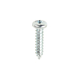 This is an image of Timco - Self-Tapping Screws - PZ - Pan - Zinc 4 x 1/2" - (200 PCS Box) 00412CPAZS