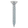 This is an image of Timco - Twin-Threaded Woodscrews - PZ - Double Countersunk - Zinc 5 x 5/8" - (200 PCS Box) 00558CWZ