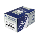 This is an image of Timco - Twin-Threaded Woodscrews - PZ - Double Countersunk - Zinc 5 x 5/8" - (200 PCS Box) 00558CWZ