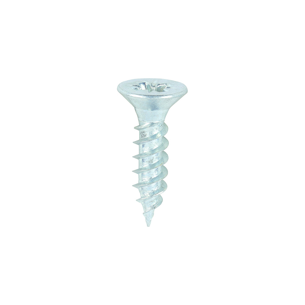 This is an image of Timco - Twin-Threaded Woodscrews - PZ - Double Countersunk - Zinc 7 x 5/8" - (200 PCS Box) 00758CWZ