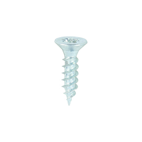 This is an image of Timco - Twin-Threaded Woodscrews - PZ - Double Countersunk - Zinc 7 x 5/8" - (200 PCS Box) 00758CWZ