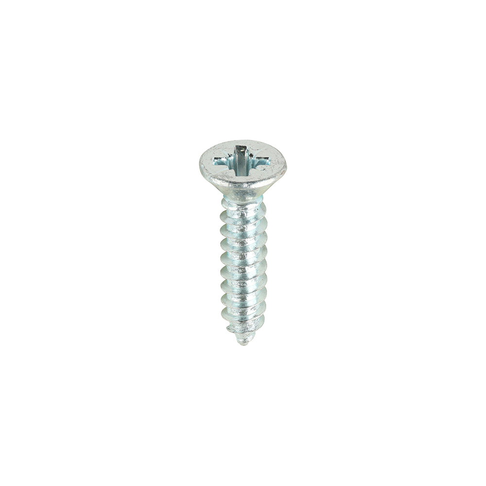 This is an image of Timco - Self-Tapping Screws - PZ - Countersunk - Zinc 8 x 3/4" - (200 PCS Box) 00834CCAZS