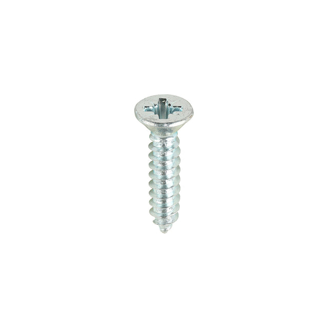 This is an image of Timco - Self-Tapping Screws - PZ - Countersunk - Zinc 8 x 3/4" - (200 PCS Box) 00834CCAZS