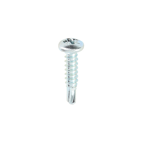 This is an image of Timco - Metal Construction Sheet & Stud Screws - PH - Pan - Self-Drilling - Zinc 8 x 3/4" - (1000 PCS Box) 00834PPSD
