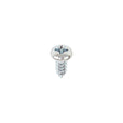 This is an image of Timco - Self-Tapping Screws - PZ - Pan - Zinc 8 x 3/8" - (200 PCS Box) 00838CPAZS