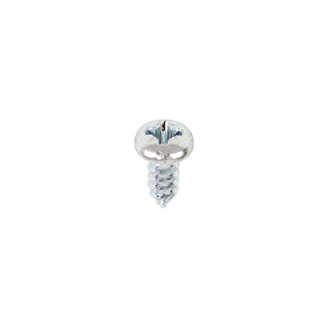This is an image of Timco - Self-Tapping Screws - PZ - Pan - Zinc 8 x 3/8" - (200 PCS Box) 00838CPAZS