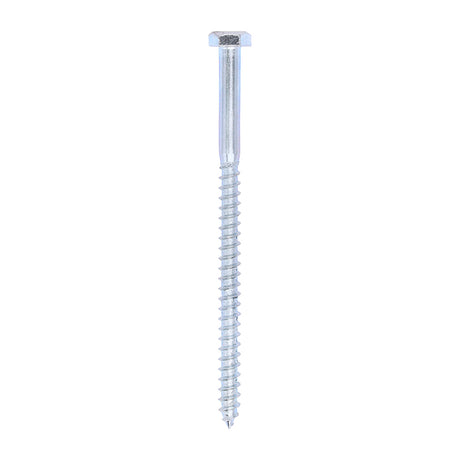 This is an image of Timco - Coach Screws - Hex - Zinc 6.0 x 100mm - (200 PCS Box) 06100CSC