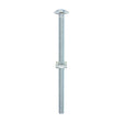 This is an image of Timco - Roofing Bolts with Square Nuts - Zinc M6 x 100mm - (100 PCS Box) 06100RB