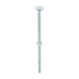 This is an image of Timco - Carriage Bolts & Hex Nuts - Zinc M6 x 150mm - (50 PCS Box) 06150CB