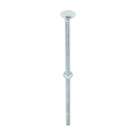 This is an image of Timco - Carriage Bolts & Hex Nuts - Zinc M6 x 150mm - (50 PCS Box) 06150CB