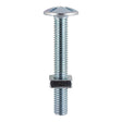 This is an image of Timco - Roofing Bolts with Square Nuts - Zinc M6 x 16mm - (200 PCS Box) 0616RB