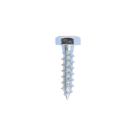 This is an image of Timco - Coach Screws - Hex - Zinc 6.0 x 25mm - (250 PCS Box) 0625CSC