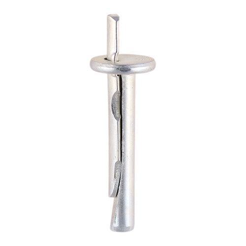 This is an image of Timco - Ceiling Anchors - Zinc 6.0 x 65mm - (100 PCS Box) 0665CAM
