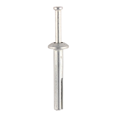 This is an image of Timco - Zamac Nail In Anchors - Zinc 6.0 x 65mm - (100 PCS Box) 0665ZNA