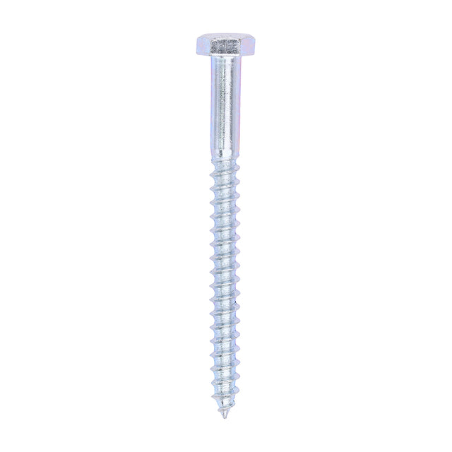 This is an image of Timco - Coach Screws - Hex - Zinc 6.0 x 70mm - (200 PCS Box) 0670CSC