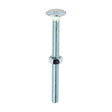 This is an image of Timco - Carriage Bolts & Hex Nuts - Zinc M6 x 75mm - (100 PCS Box) 0675CB