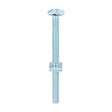 This is an image of Timco - Roofing Bolts with Square Nuts - Zinc M6 x 80mm - (100 PCS Box) 0680RB