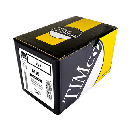 This is an image of Timco - Forged Eyes - Yellow M6 - (50 PCS Box) 06EYE
