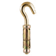 This is an image of Timco - Forged Hooks with Shield Anchors - Yellow M6 - (20 PCS TIMbag) 06HOOKB