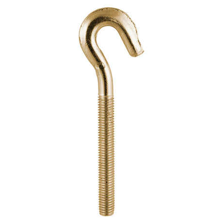This is an image of Timco - Forged Hooks - Yellow M6 - (50 PCS Box) 06HOOK