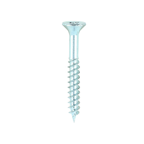 This is an image of Timco - Twin-Threaded Woodscrews - PZ - Double Countersunk - Zinc 7 x 1 1/4" - (25 PCS TIMpac) 07114CWZP