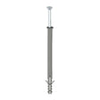 This is an image of Timco - Nylon Frame Fixings - PZ - Zinc 8.0 x 80mm - (50 PCS TIMbag) 08080NFFB