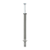 This is an image of Timco - Nylon Frame Fixings - PZ - Zinc 8.0 x 80mm - (50 PCS TIMbag) 08080NFFB