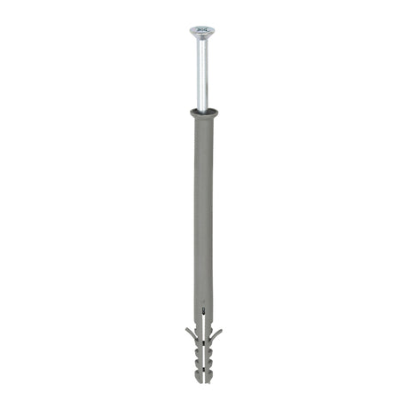 This is an image of Timco - Nylon Frame Fixings - PZ - Zinc 8.0 x 80mm - (5 PCS TIMpac) 08080NFFP
