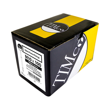 This is an image of Timco - Nylon Frame Fixing - PZ - Zinc 8.0 x 80mm - (100 PCS Box) 08080NFF