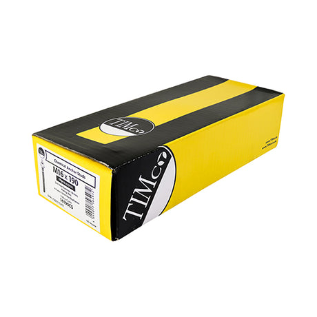 This is an image of Timco - Chemical Anchor Threaded Studs, Nuts & Washers - Hot Dipped Galvanised M8 x 110mm (10 PCS Box) PCS08110CSG