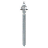 This is an image of Timco - Chemical Anchor Threaded Studs, Nuts & Washers - Zinc M8 x 110mm (10 PCS Box) PCS08110CS