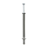 This is an image of Timco - Nylon Frame Fixing - PZ - Zinc 8.0 x 120mm - (100 PCS Box) 08120NFF