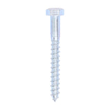 This is an image of Timco - Coach Screws - Hex - Zinc 8.0 x 70mm - (100 PCS Box) 0870CSC