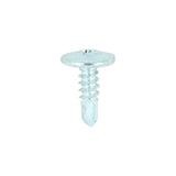 This is an image of Timco - Metal Construction Sheet & Framing Screws - PH - Wafer - Self-Drilling - Zinc 8 x 9/16" - (1000 PCS Box) 08916WHSD