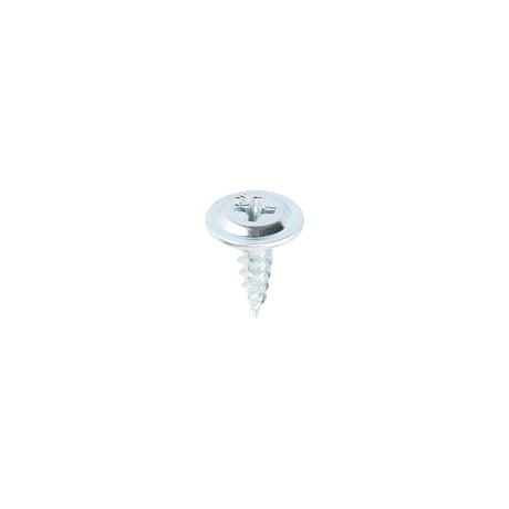 This is an image of Timco - Metal Construction Sheet & Framing Screws - PH - Wafer - Sharp Point - Zinc 8 x 9/16" - (1000 PCS Box) 08916WHSP
