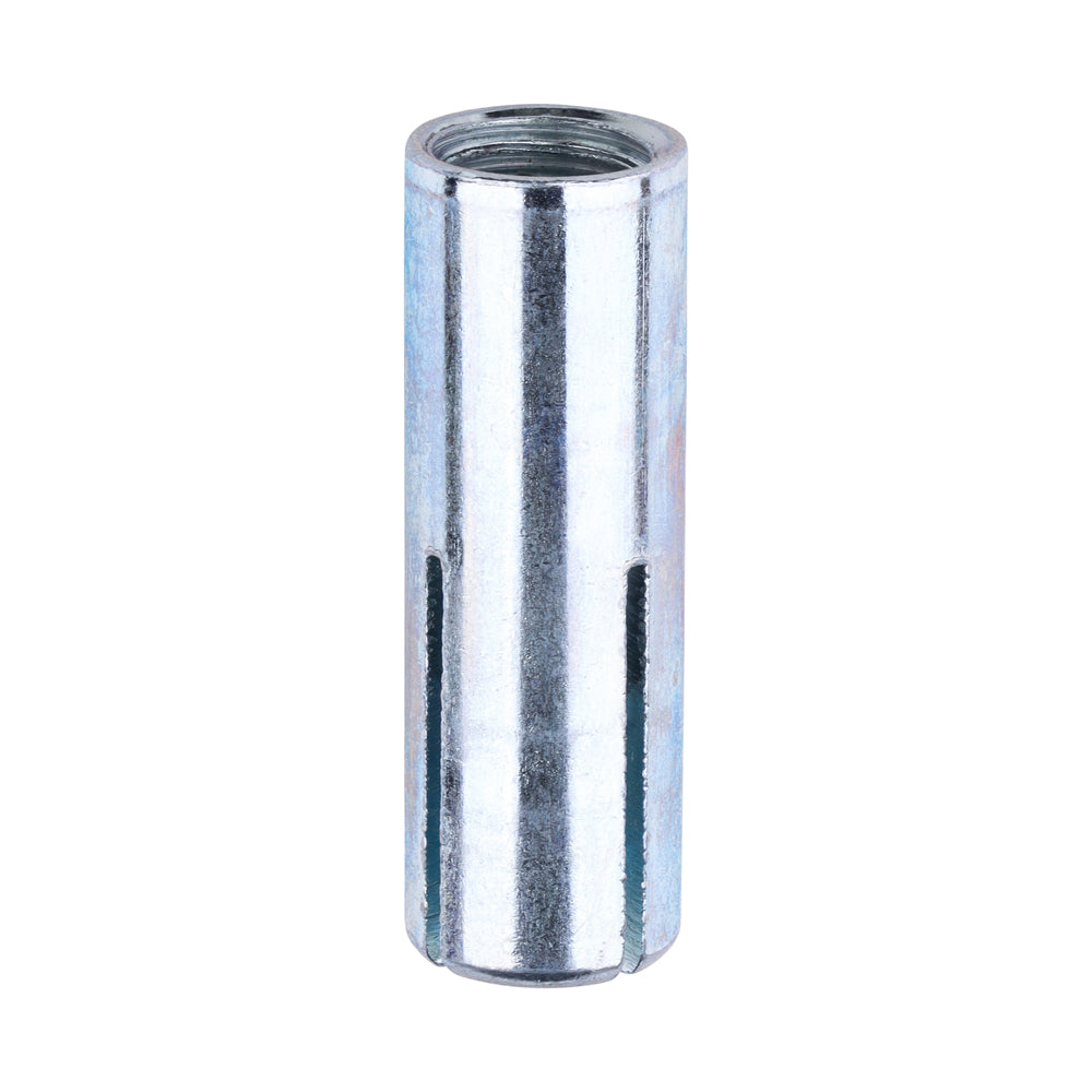 This is an image of Timco - Drop In Anchors - Zinc M8 - (100 PCS Box) 08WA