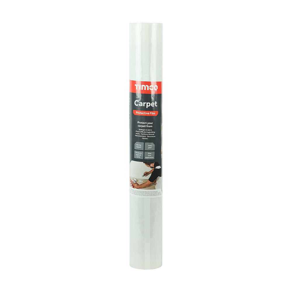 This is an image of Timco - Protective Film - For Carpet 100m x 0.6m 100CP