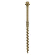 This is an image of Timco - Timber Screws - Hex Head - Exterior - Green 6.7 x 100mm - (50 PCS TIMbag) 100INDEXTB