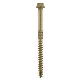 This is an image of Timco - Timber Screws - Hex Head - Exterior - Green 6.7 x 100mm - (50 PCS TIMbag) 100INDEXTB
