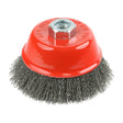 This is an image of Timco - Angle Grinder Cup Brush - Crimped Steel Wire 100mm (1 Each Box) 100TCC